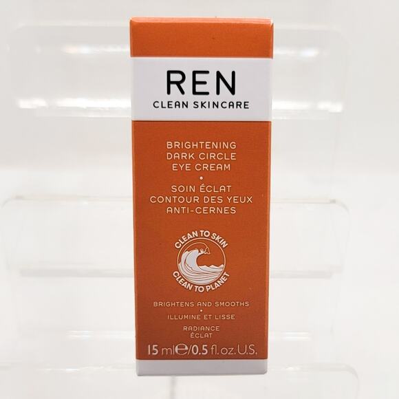 Ren Clean Skincare New Brightening dark circle Radiance eye cream Full size 15ml - Picture 6 of 8